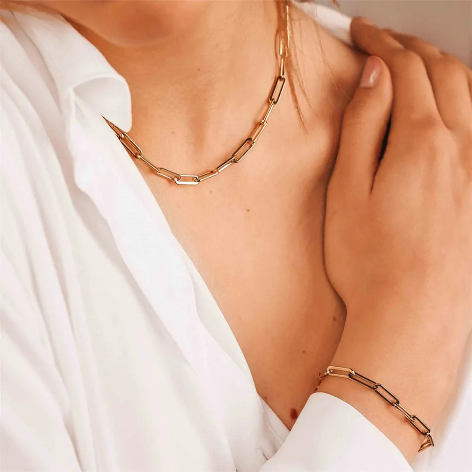 Luxe 18K Link Bracelet