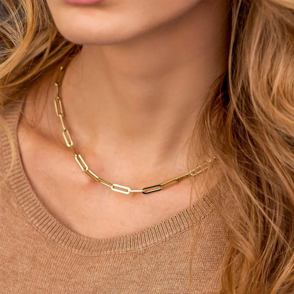 Luxe 14k Gold Link Chain