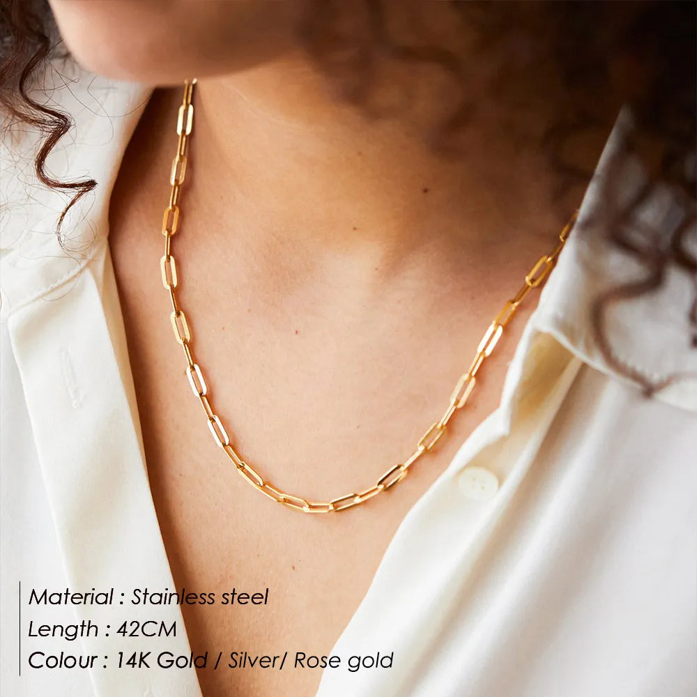 Luxe 14k Gold Link Chain