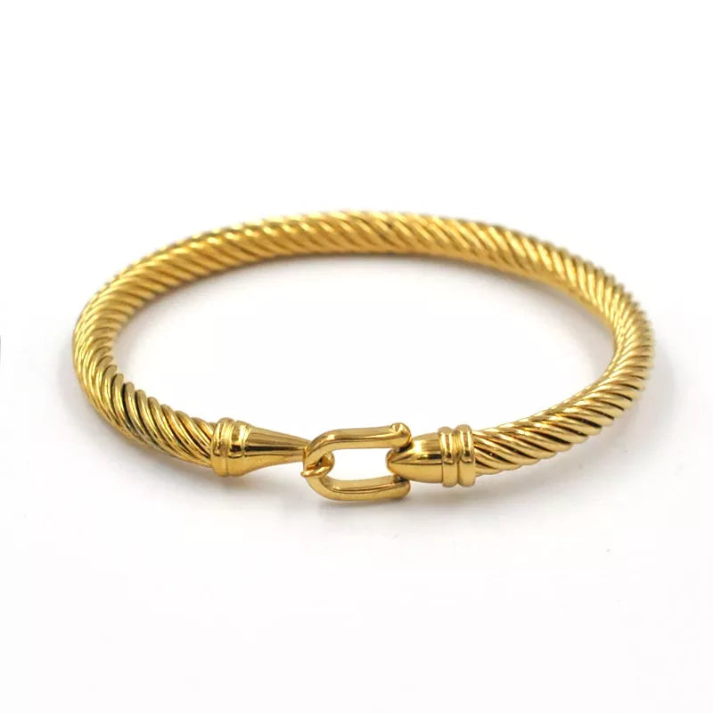 Luxe Cuff Tie Knot Bangle