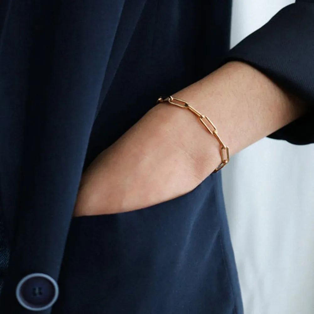 Luxe 18K Link Bracelet