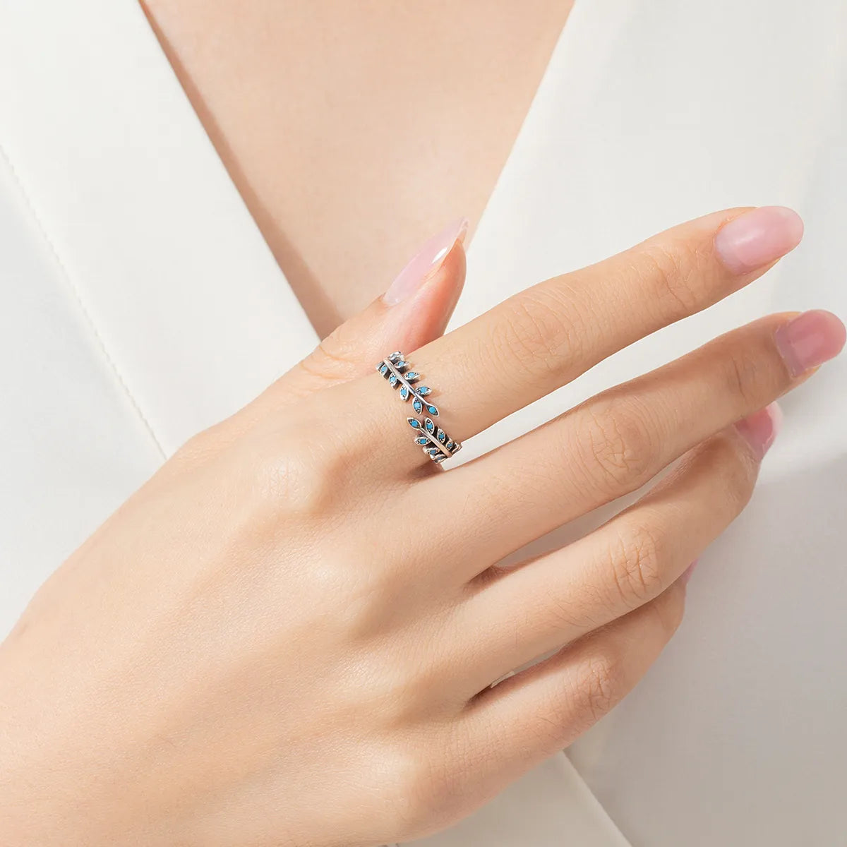 925 Sterling Silver Lucky Charm Ring