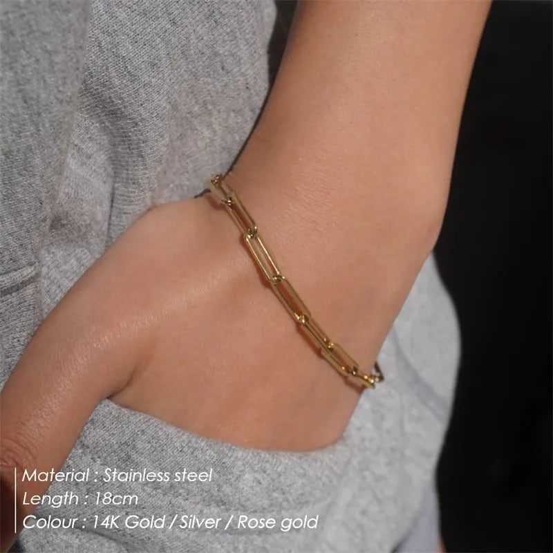 Luxe 18K Link Bracelet