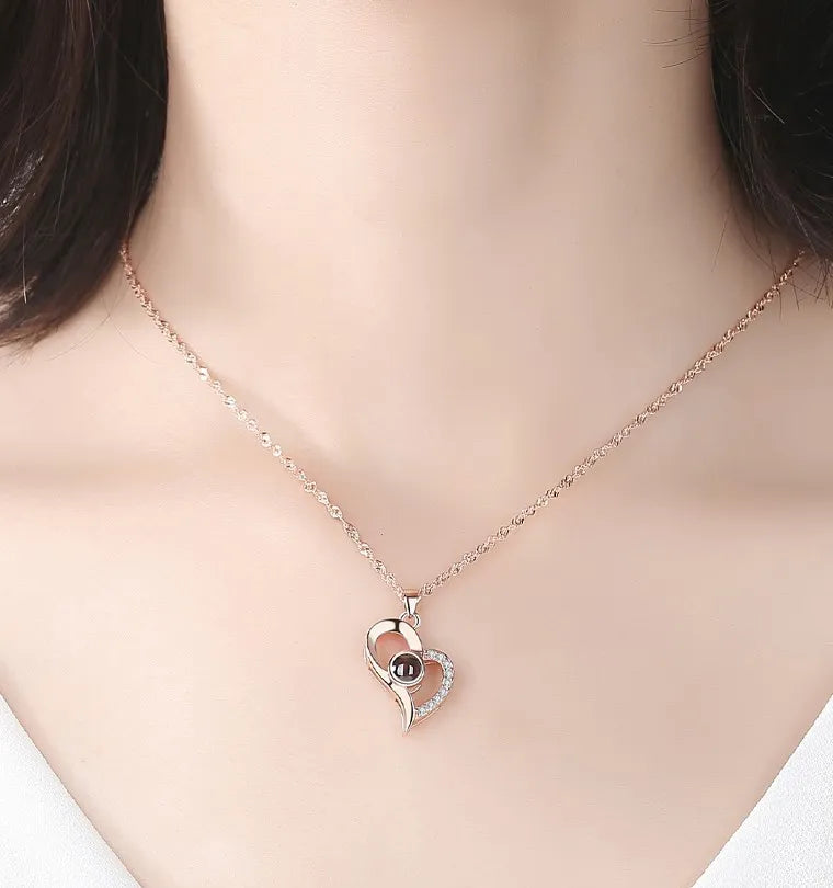 LoveSpark 100-Languages Projection Necklace