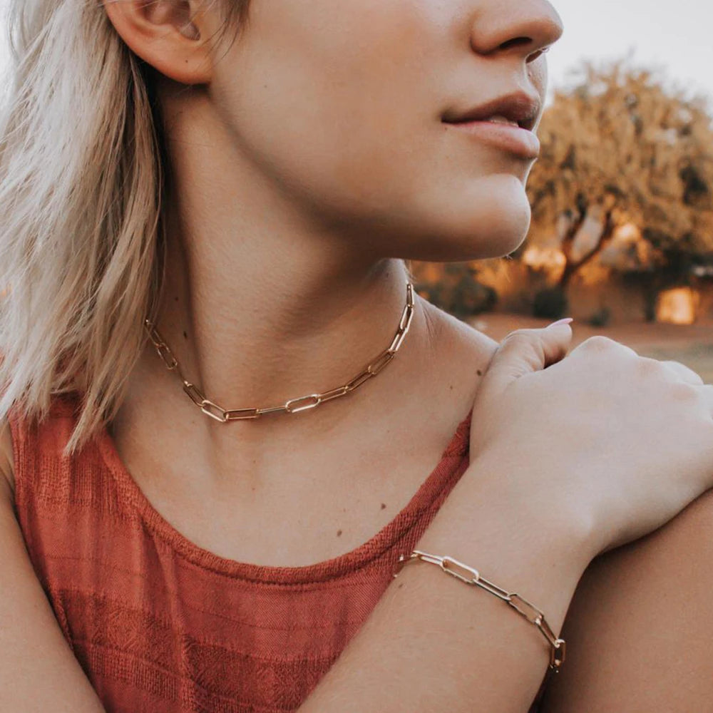 Luxe 18K Link Bracelet