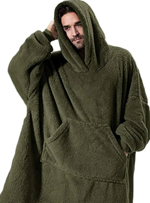 Fleece Hoodie Blanket