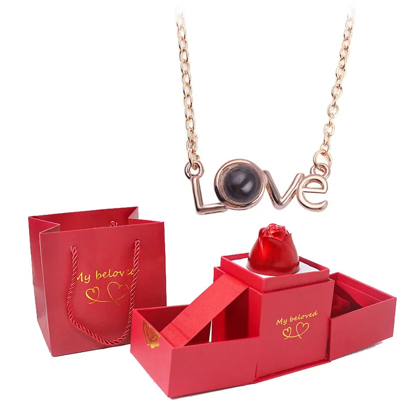 LoveSpark 100-Languages Projection Necklace