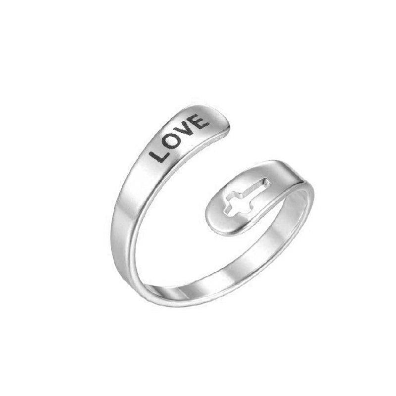 Engraved Self Care Ring