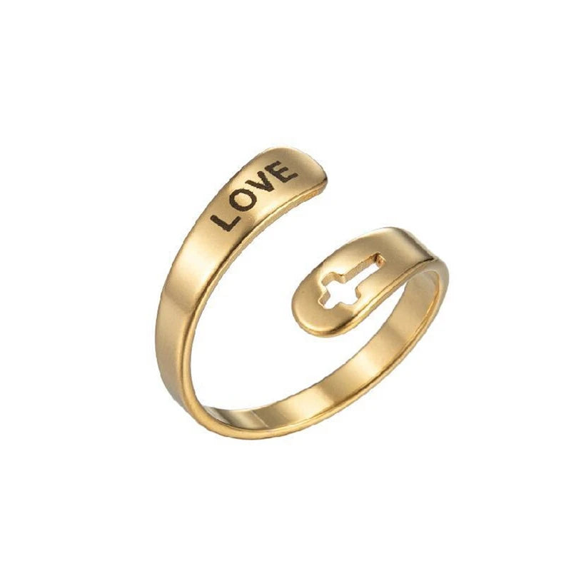 Engraved Self Care Ring